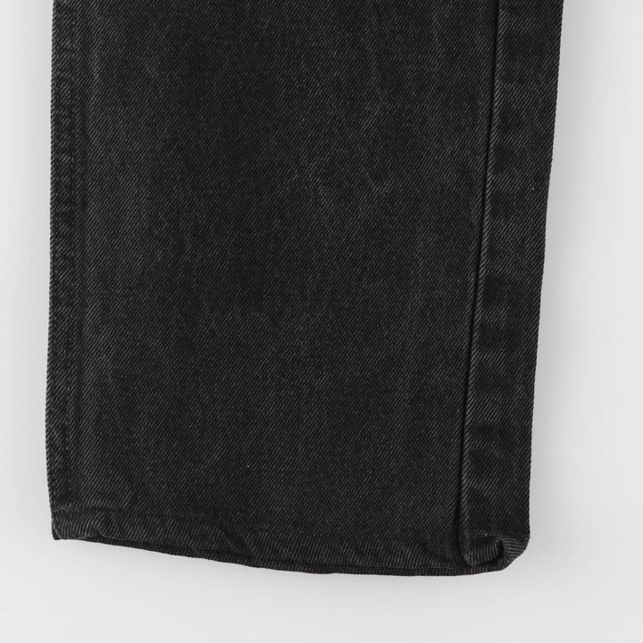 Levi's 505 Black Denim Tapered Denim Pants for Men, W32 equivalent cotton black type Vintage Second Hand