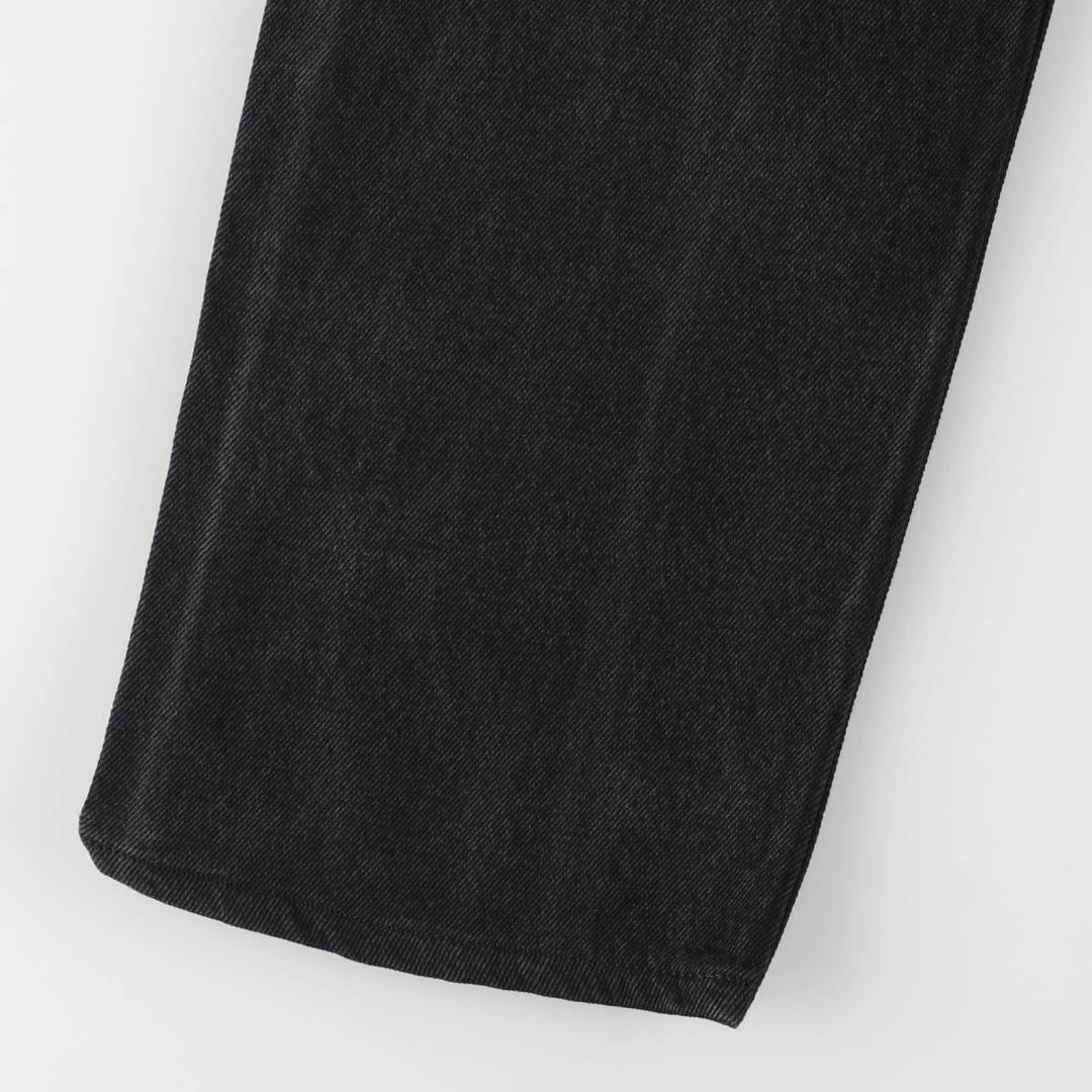 Levi's 505 Black Denim Tapered Denim Pants for Men, W32 equivalent cotton black type Vintage Second Hand