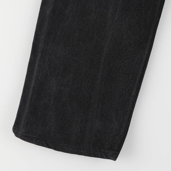 Levi's 505 Black Denim Tapered Denim Pants for Men, W32 equivalent cotton black type Vintage Second Hand