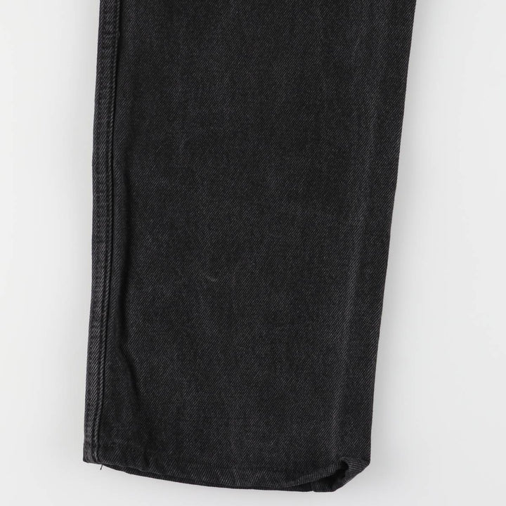 Levi's 505 Black Denim Tapered Denim Pants for Men, W32 equivalent cotton black type Vintage Second Hand