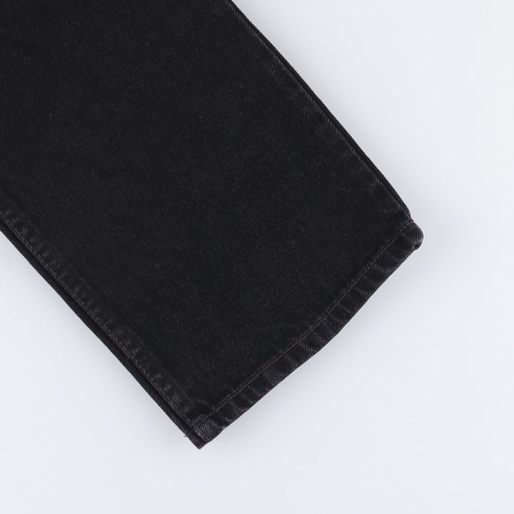 2000'S Levi's 505 Regular Fit Black Denim Tapered Denim Pants, Men's Size W30 cotton black type Vintage Second Hand