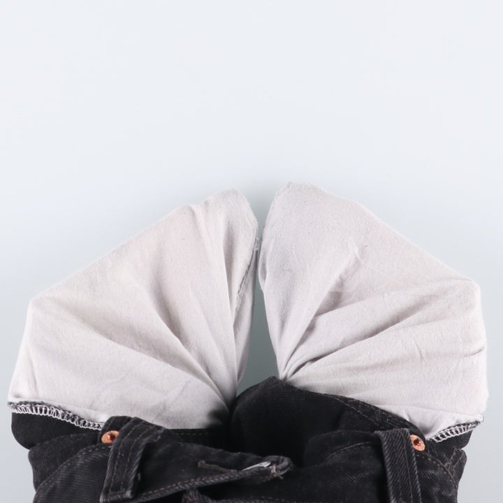 2000'S Levi's 505 Regular Fit Black Denim Tapered Denim Pants, Men's Size W30 cotton black type Vintage Second Hand