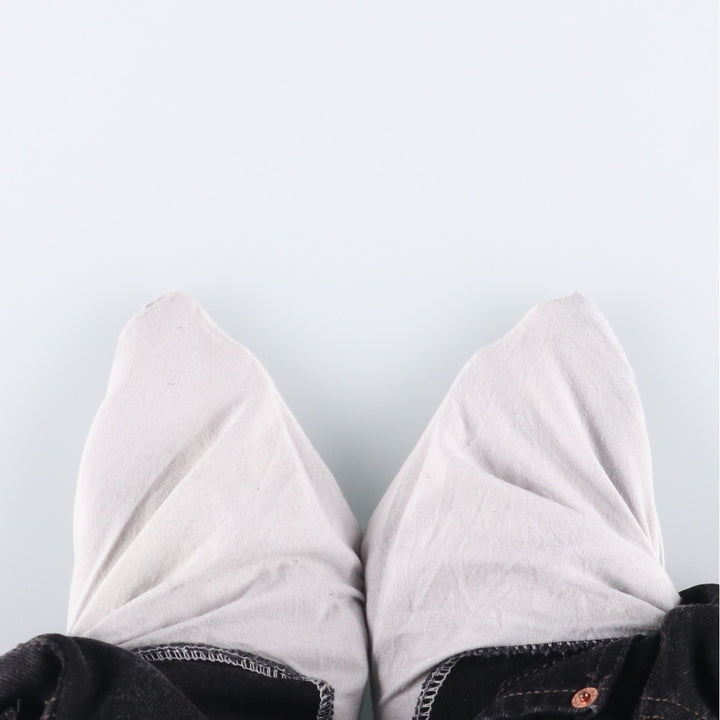 2000'S Levi's 505 Regular Fit Black Denim Tapered Denim Pants, Men's Size W30 cotton black type Vintage Second Hand