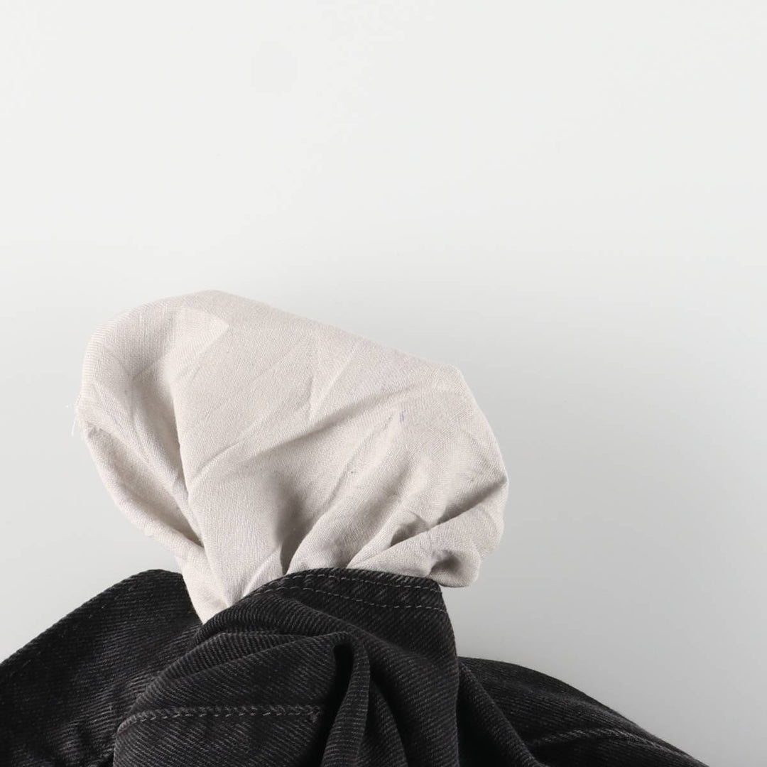 Levi's 505 Black Denim Tapered Denim Pants for Men, W32 equivalent cotton black type Vintage Second Hand