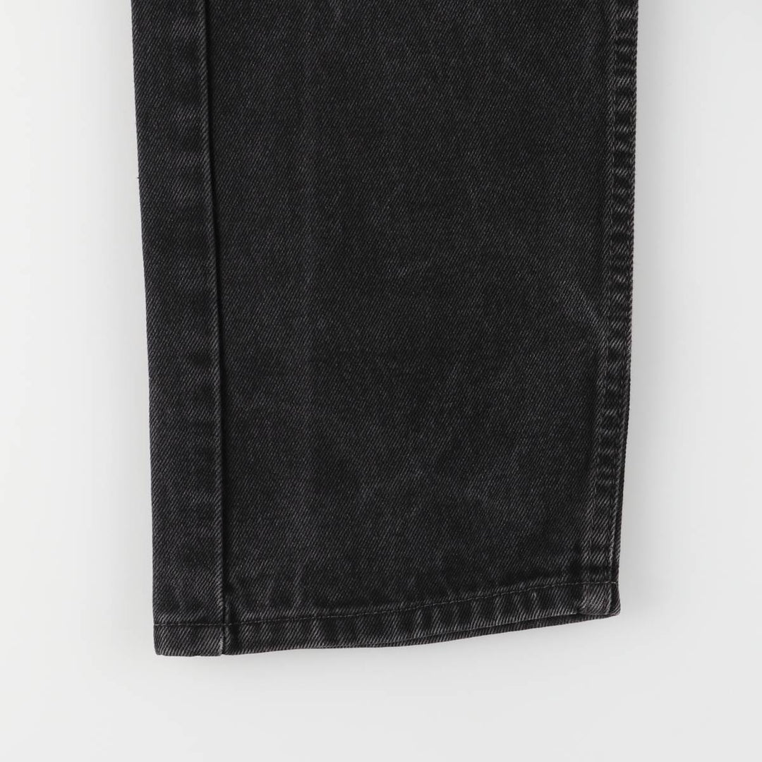 Levi's 505 Black Denim Tapered Denim Pants for Men, W32 equivalent cotton black type Vintage Second Hand