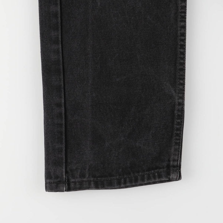 Levi's 505 Black Denim Tapered Denim Pants for Men, W32 equivalent cotton black type Vintage Second Hand