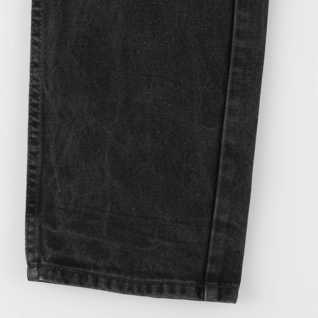 Levi's 505 Black Denim Tapered Denim Pants for Men, W32 equivalent cotton black type Vintage Second Hand