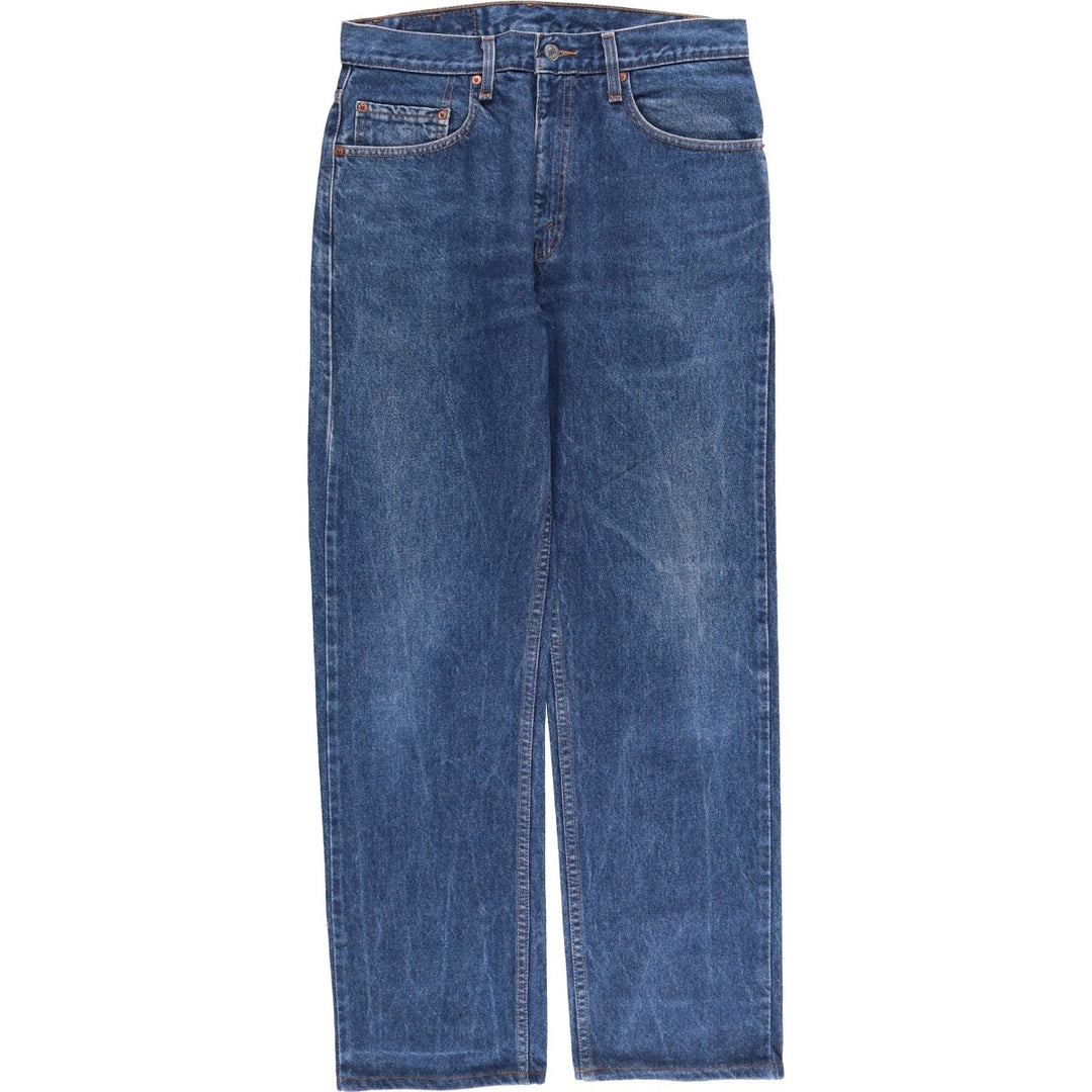 90'S Levi's 00505-0216 Regular Fit Straight Leg Tapered Denim Pants, Men's, Size W31 (Vintage) cotton blue type Vintage Second Hand