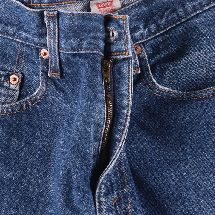 90'S Levi's 00505-0216 Regular Fit Straight Leg Tapered Denim Pants, Men's, Size W31 (Vintage) cotton blue type Vintage Second Hand