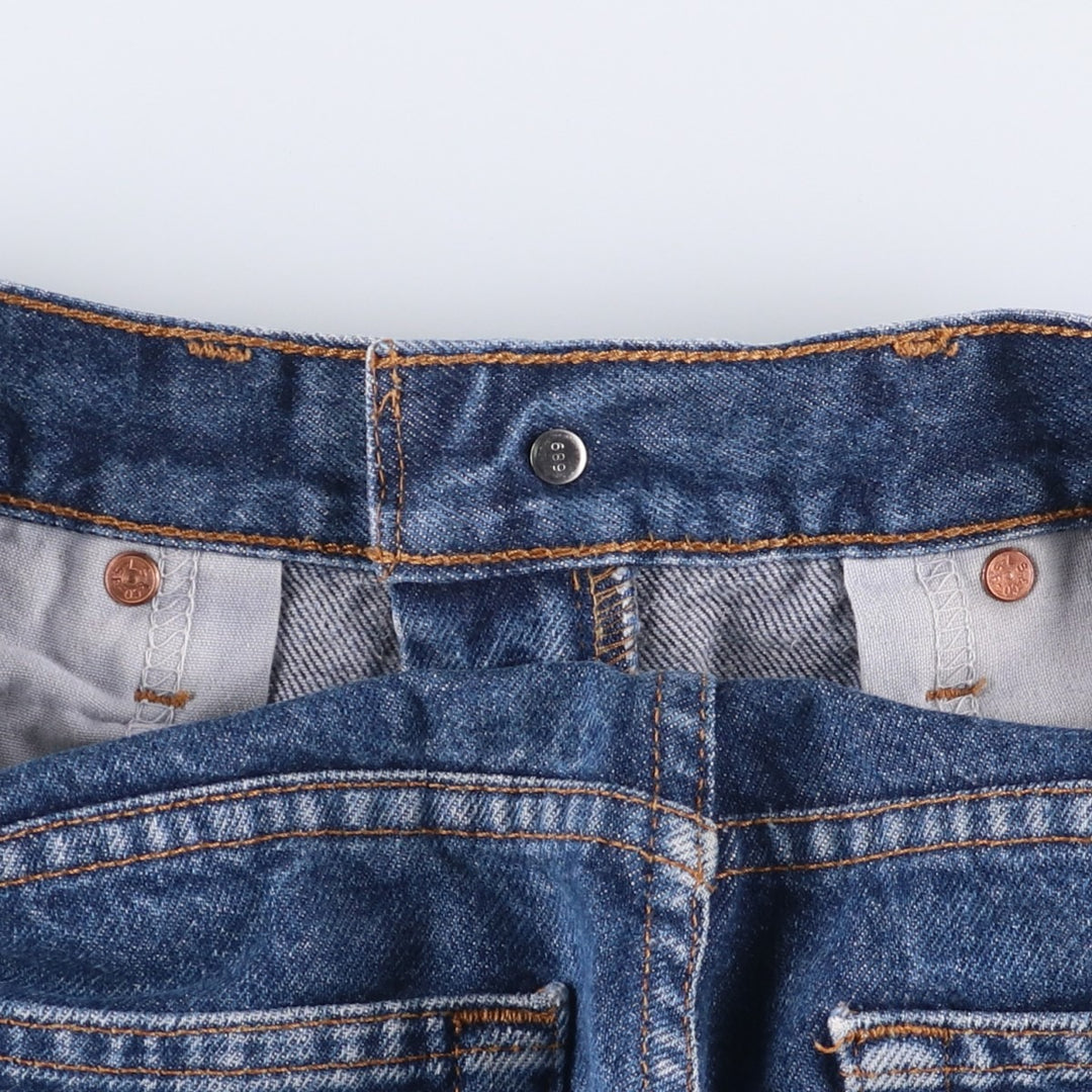 90'S Levi's 00505-0216 Regular Fit Straight Leg Tapered Denim Pants, Men's, Size W31 (Vintage) cotton blue type Vintage Second Hand