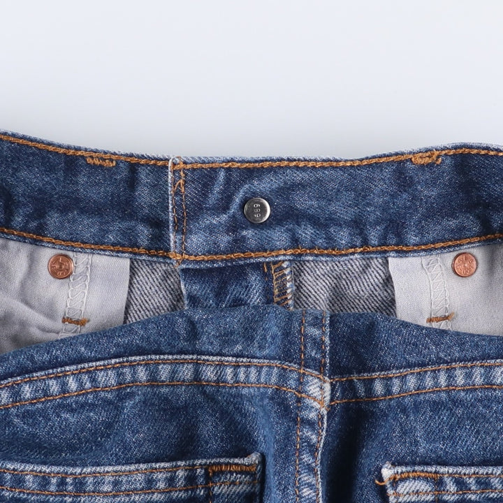 90'S Levi's 00505-0216 Regular Fit Straight Leg Tapered Denim Pants, Men's, Size W31 (Vintage) cotton blue type Vintage Second Hand