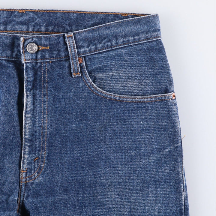 90'S Levi's 00505-0216 Regular Fit Straight Leg Tapered Denim Pants, Men's, Size W31 (Vintage) cotton blue type Vintage Second Hand