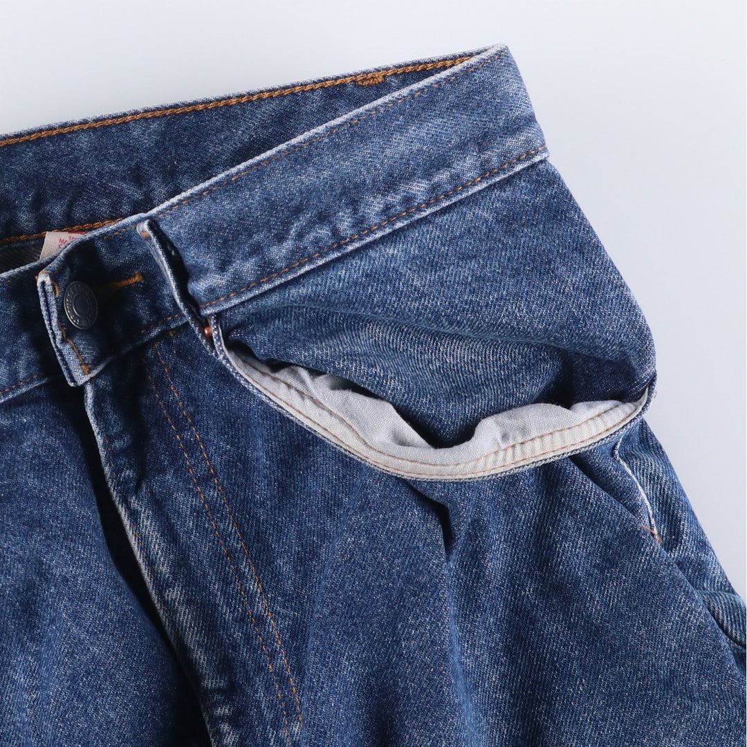 90'S Levi's 00505-0216 Regular Fit Straight Leg Tapered Denim Pants, Men's, Size W31 (Vintage) cotton blue type Vintage Second Hand