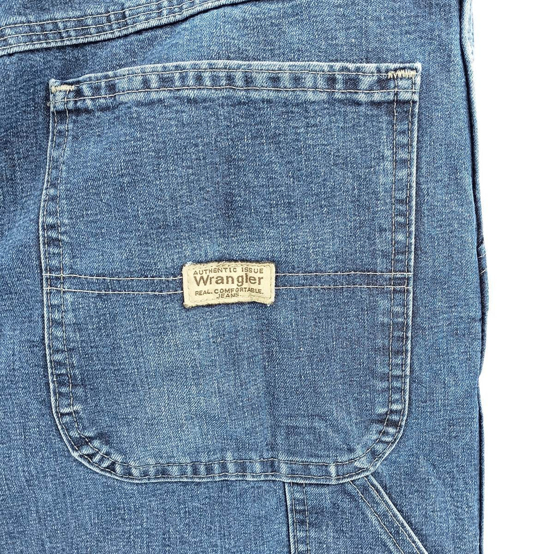 00'S Wrangler CARPENTER denim painter pants for men, equivalent to W33 cotton blue type Vintage Second Hand