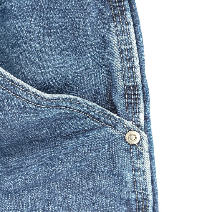 00'S Wrangler CARPENTER denim painter pants for men, equivalent to W33 cotton blue type Vintage Second Hand