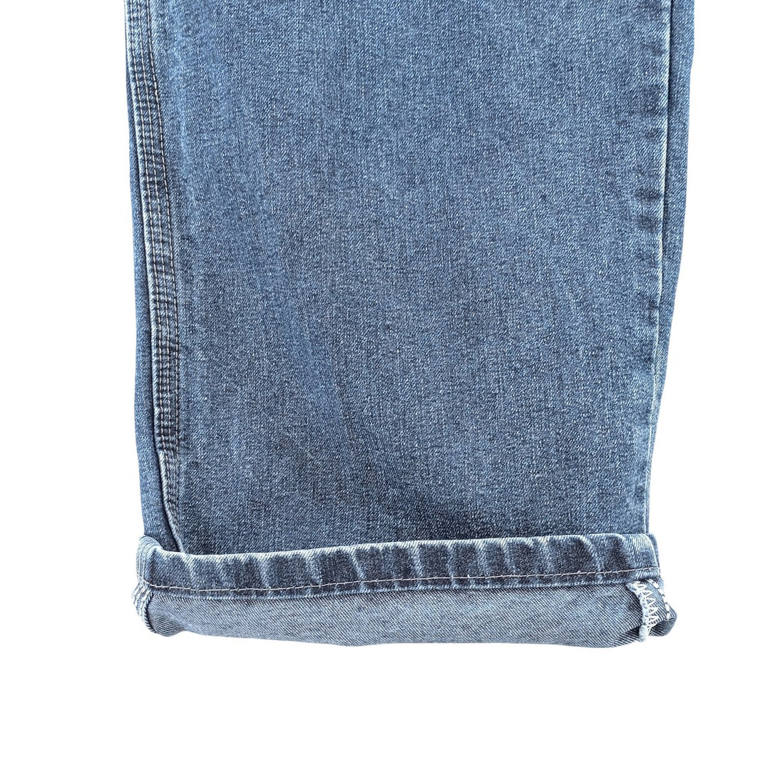 00'S Wrangler CARPENTER denim painter pants for men, equivalent to W33 cotton blue type Vintage Second Hand