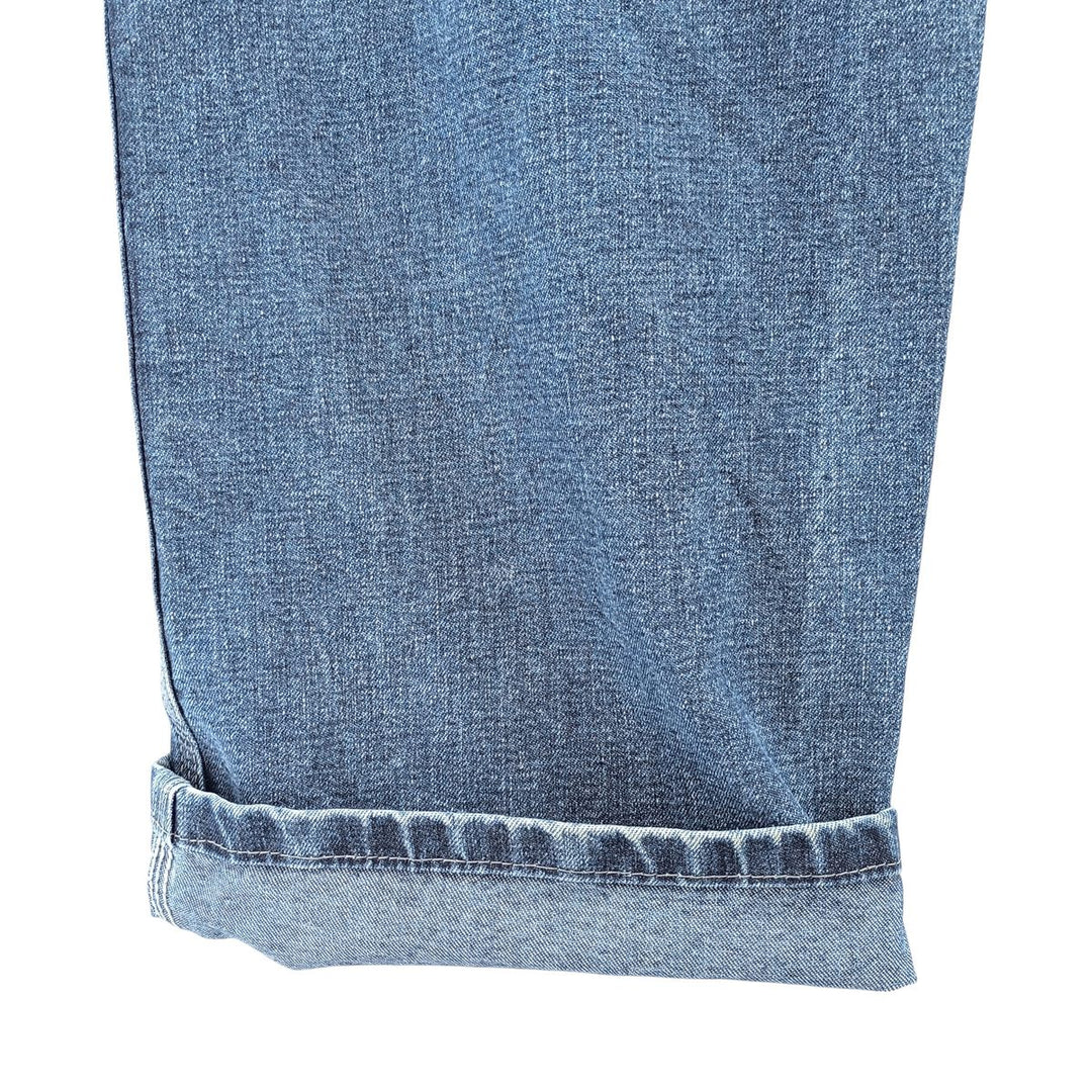 00'S Wrangler CARPENTER denim painter pants for men, equivalent to W33 cotton blue type Vintage Second Hand