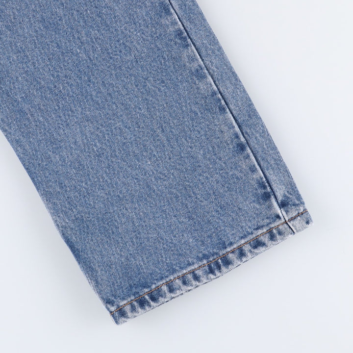 90'S Levi's 00505-4891 Regular Fit Straight Leg Tapered Denim Pants, Men's, Size W33 (Vintage) cotton blue type Vintage Second Hand