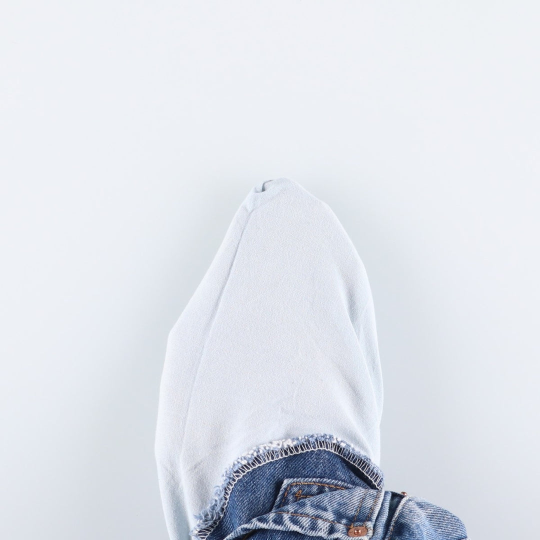 90'S Levi's 00505-4891 Regular Fit Straight Leg Tapered Denim Pants, Men's, Size W33 (Vintage) cotton blue type Vintage Second Hand