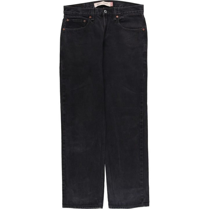 2000'S Levi's 505 Regular Fit Black Denim Tapered Denim Pants, Men's Size W31 cotton black type Vintage Second Hand