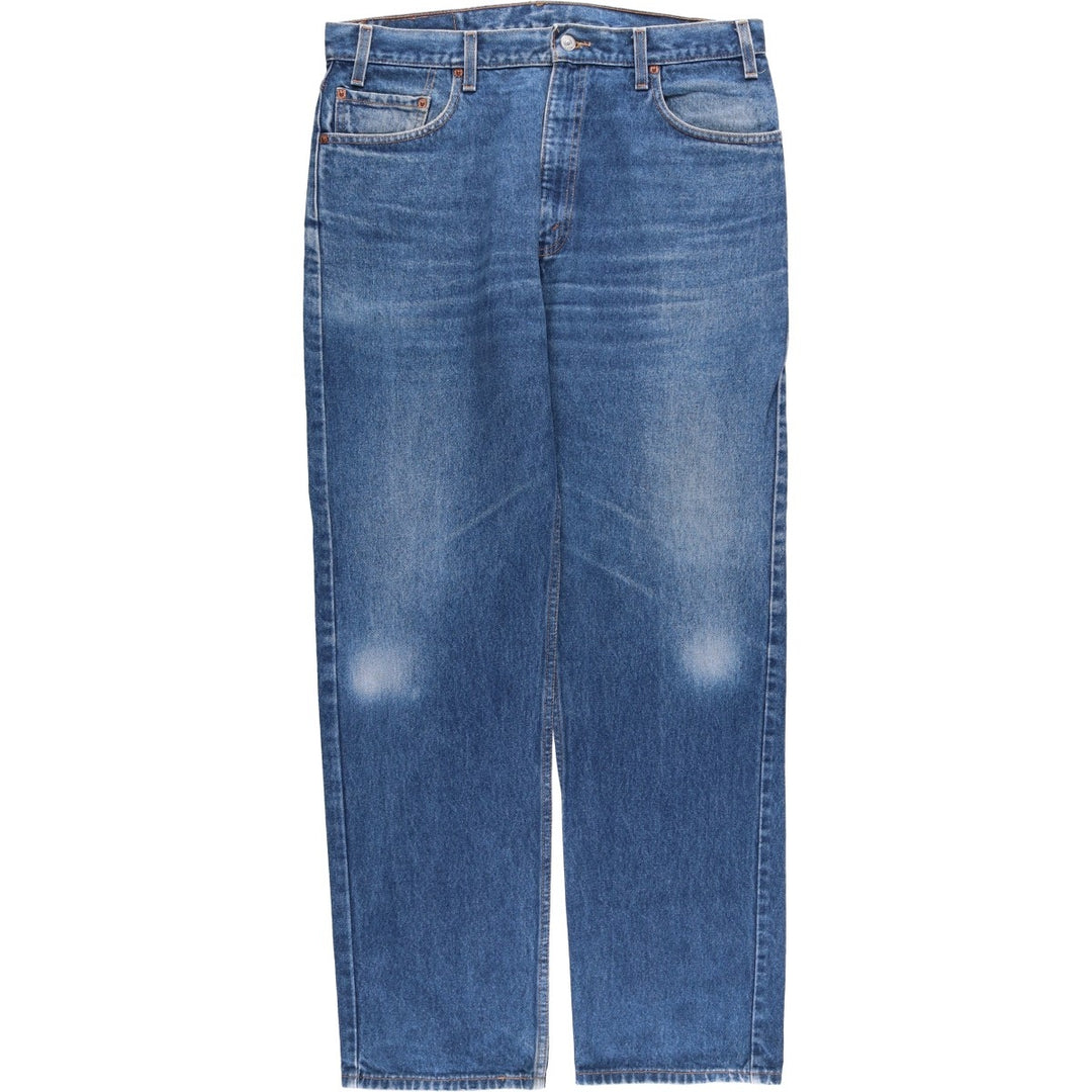 90'S Levi's 00505-0216 Regular Fit Straight Leg Tapered Denim Pants, Men's, Size 36 (Vintage) cotton blue type Vintage Second Hand