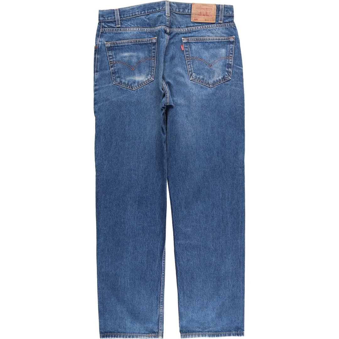 90'S Levi's 00505-0216 Regular Fit Straight Leg Tapered Denim Pants, Men's, Size 36 (Vintage) cotton blue type Vintage Second Hand