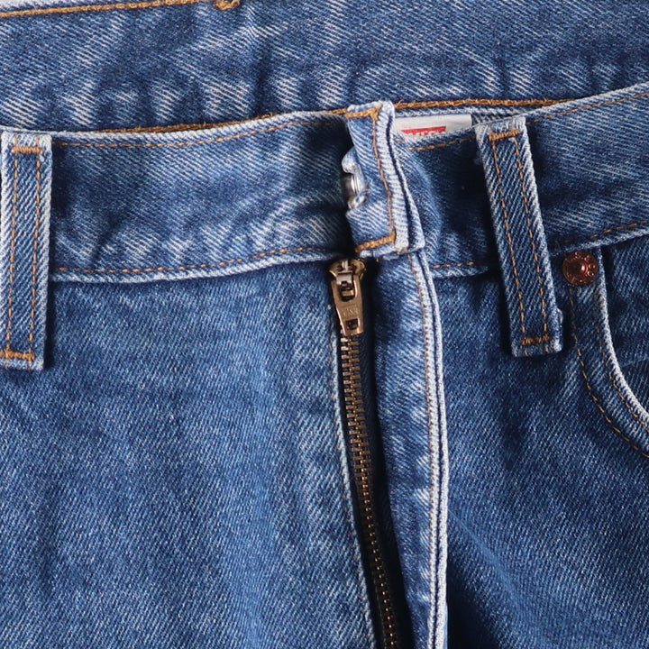 90'S Levi's 00505-0216 Regular Fit Straight Leg Tapered Denim Pants, Men's, Size 36 (Vintage) cotton blue type Vintage Second Hand