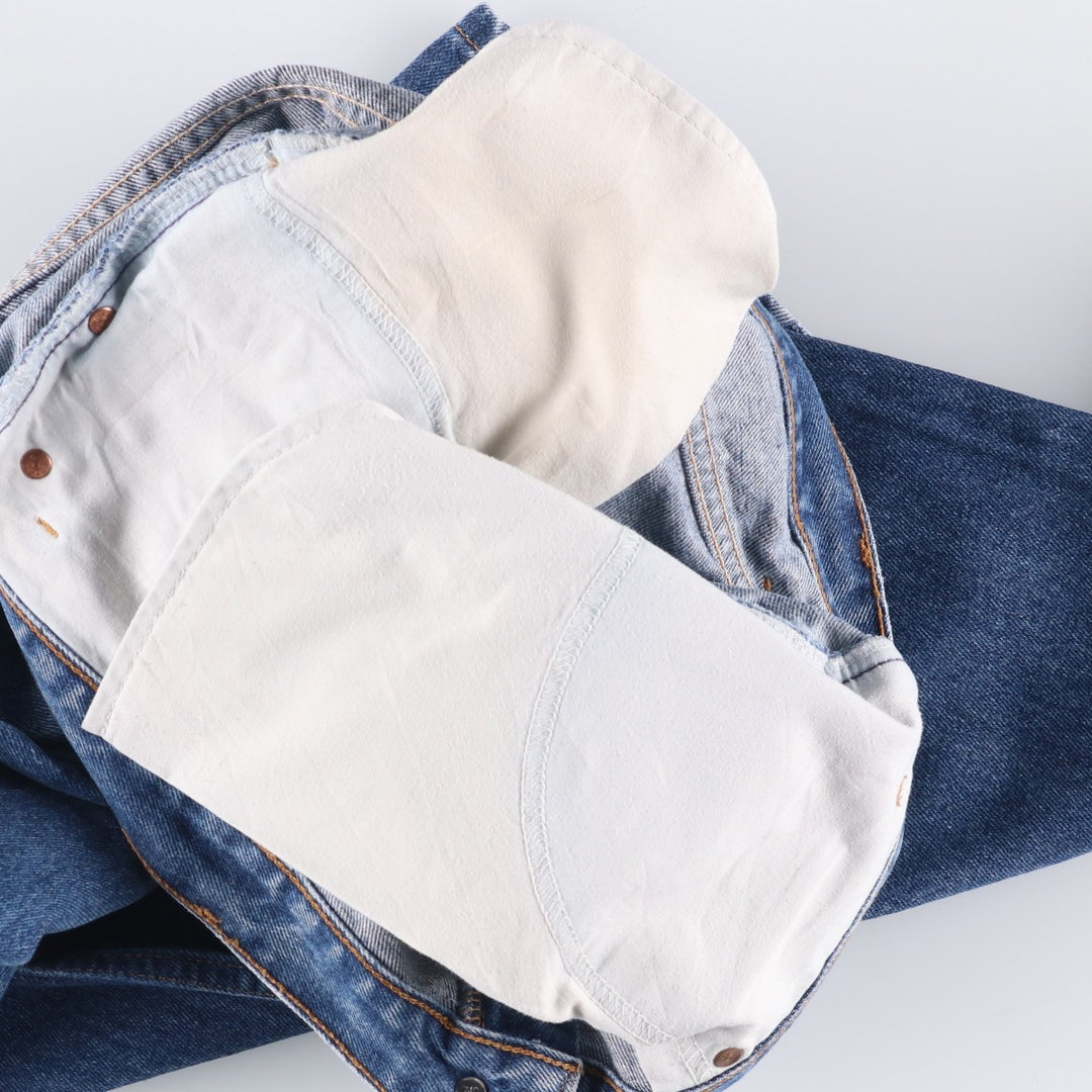 90'S Levi's 00505-0216 Regular Fit Straight Leg Tapered Denim Pants, Men's, Size 36 (Vintage) cotton blue type Vintage Second Hand