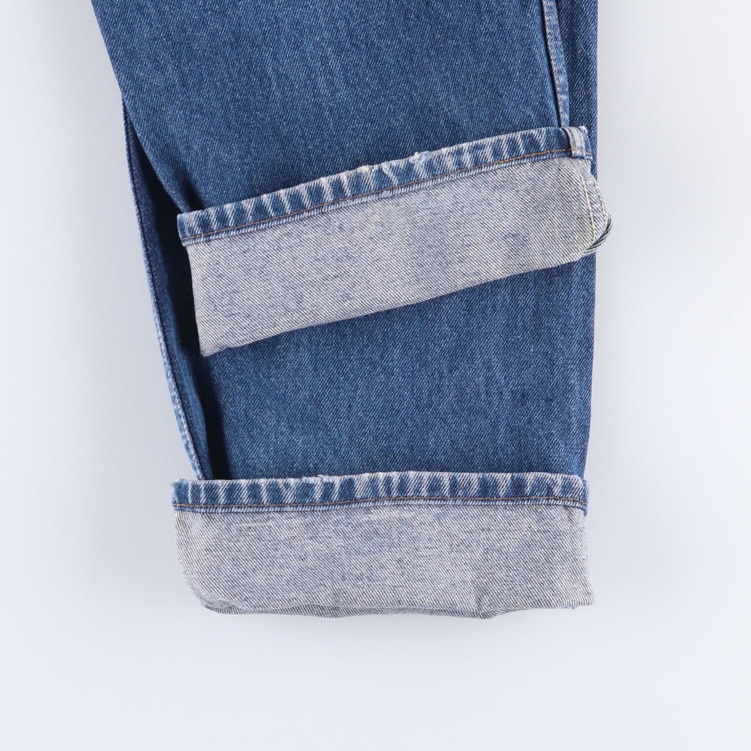 90'S Levi's 00505-0216 Regular Fit Straight Leg Tapered Denim Pants, Men's, Size 36 (Vintage) cotton blue type Vintage Second Hand