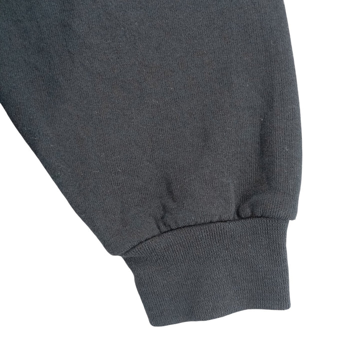 2000'S - Russell plain blank sweatshirt, men's size M cotton black type Vintage Second Hand