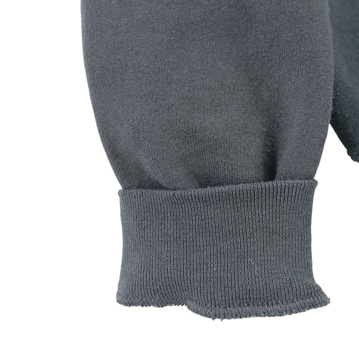 2000'S - Russell plain blank sweatshirt, men's size M cotton black type Vintage Second Hand