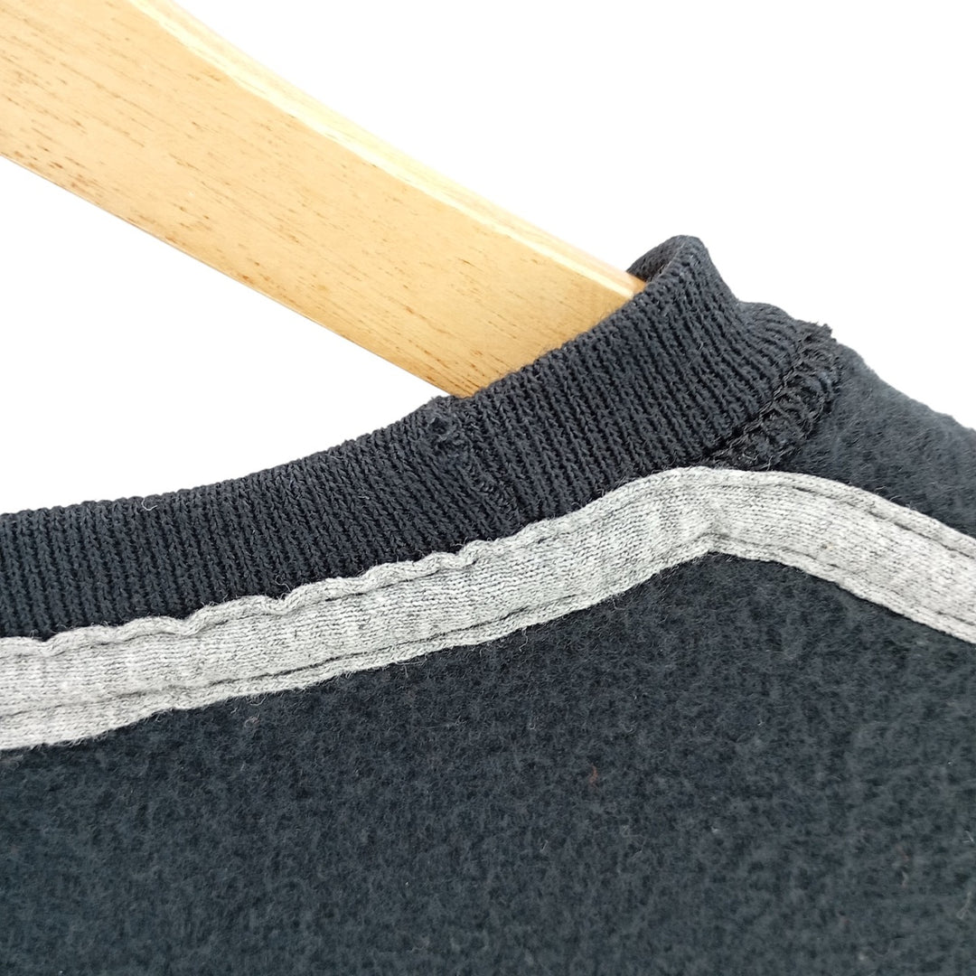 2000'S - Russell plain blank sweatshirt, men's size M cotton black type Vintage Second Hand