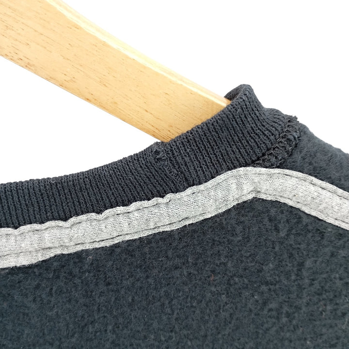 2000'S - Russell plain blank sweatshirt, men's size M cotton black type Vintage Second Hand