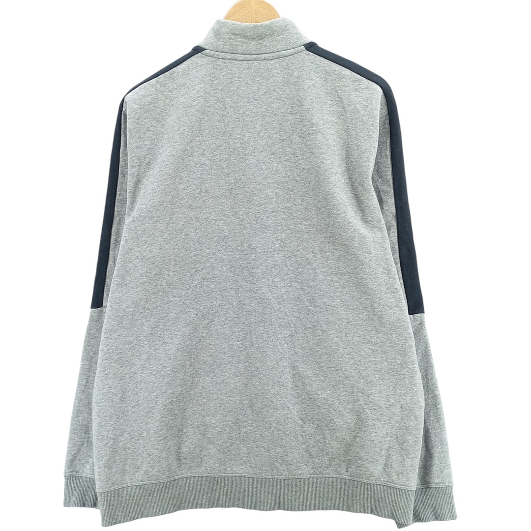 PUMA full-zip sweatshirt, men's size L cotton gray type Vintage Second Hand