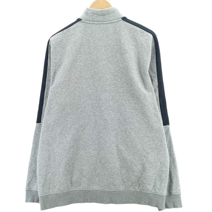 PUMA full-zip sweatshirt, men's size L cotton gray type Vintage Second Hand