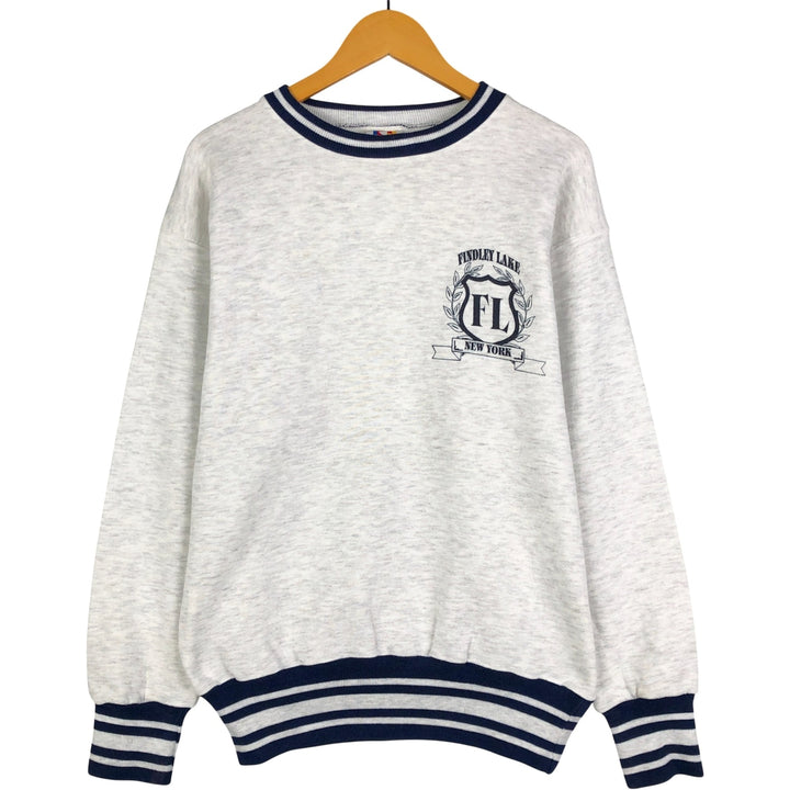 Vintage 90'S CASTAWAYS logo sweatshirt, made in the USA, size M, men's cotton gray type Vintage Second Hand