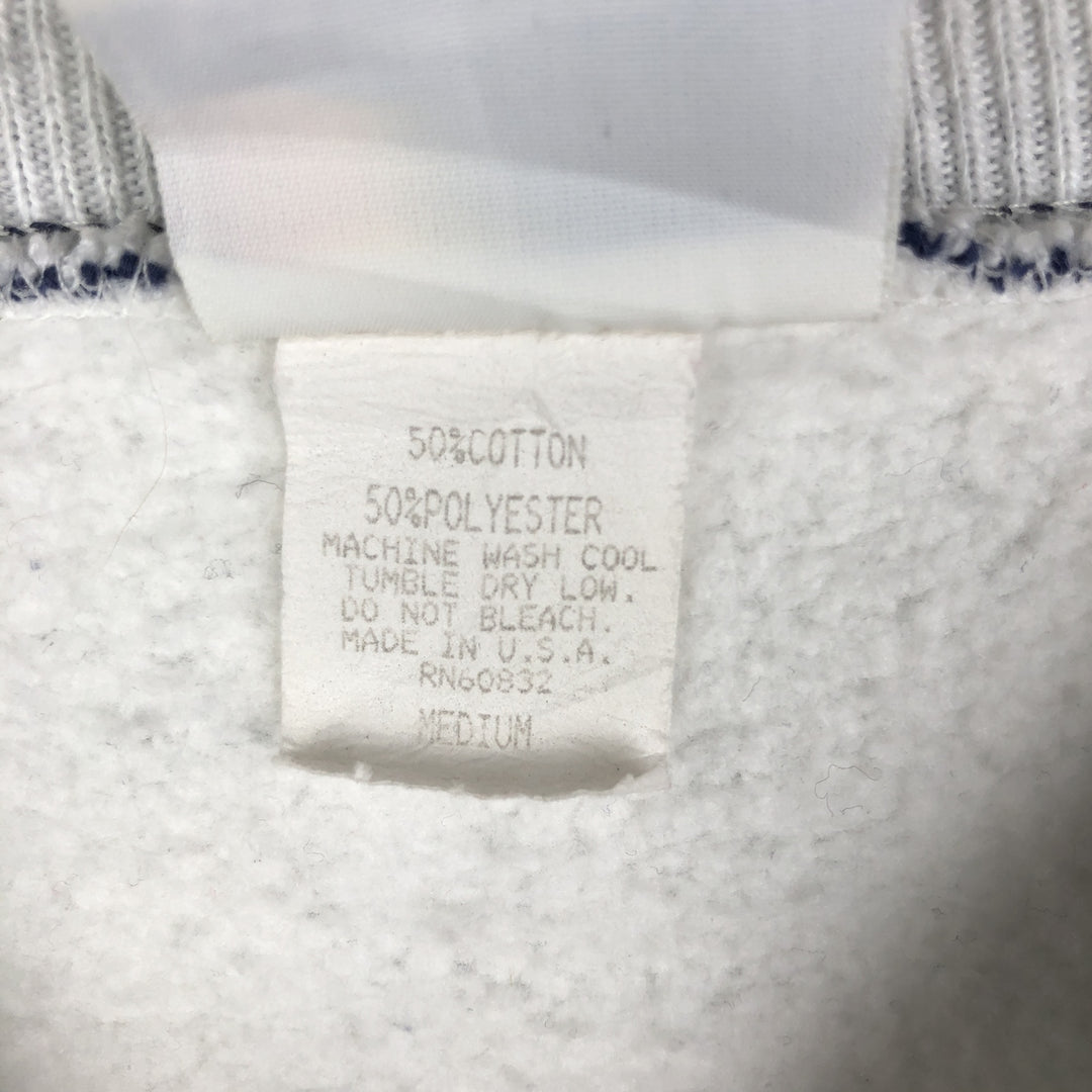 Vintage 90'S CASTAWAYS logo sweatshirt, made in the USA, size M, men's cotton gray type Vintage Second Hand