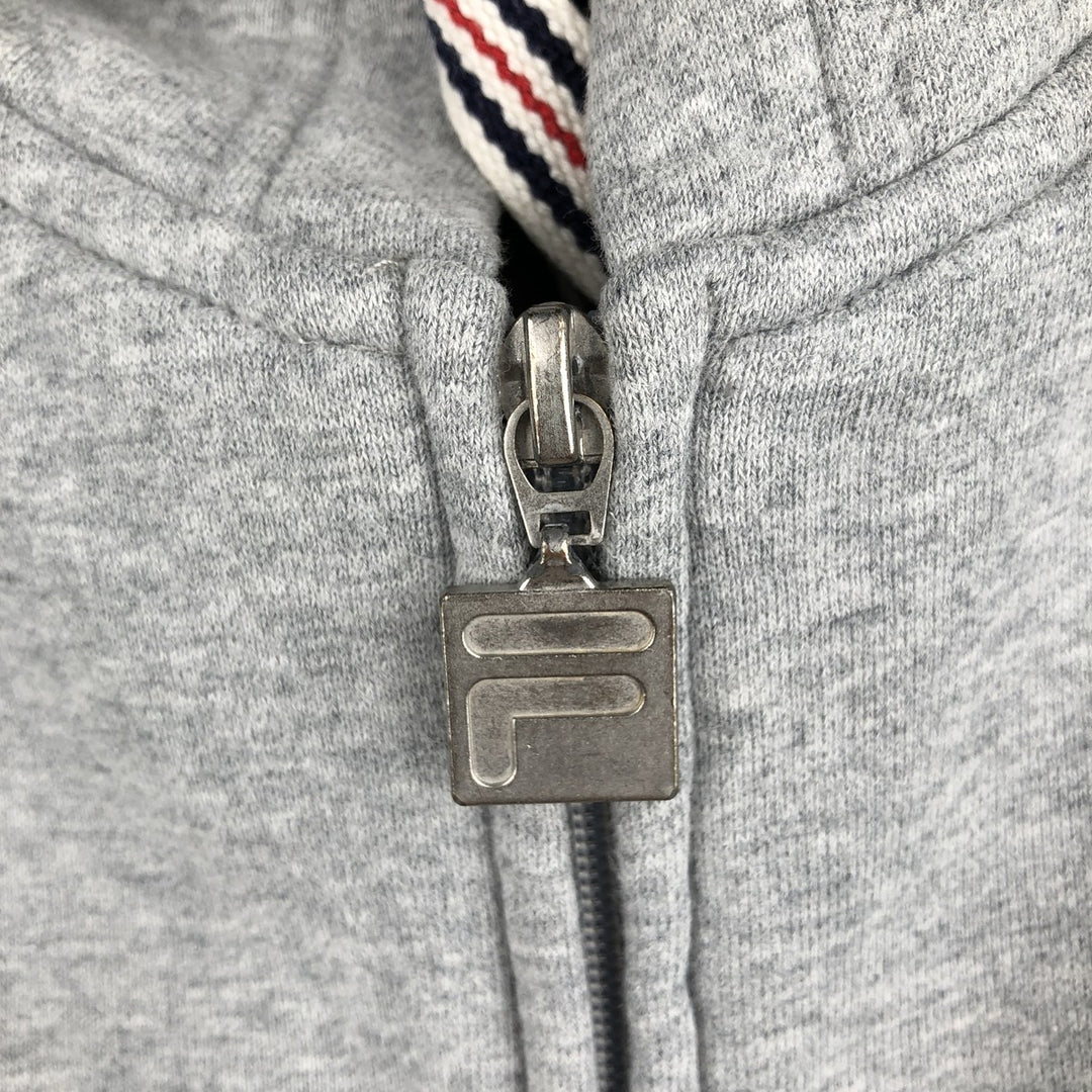 2000s~ FILA Full Zip Sweatshirt, Men's Size M cotton gray type Vintage Second Hand
