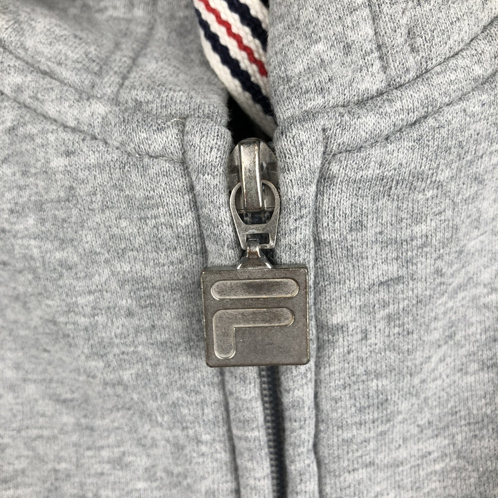 2000s~ FILA Full Zip Sweatshirt, Men's Size M cotton gray type Vintage Second Hand