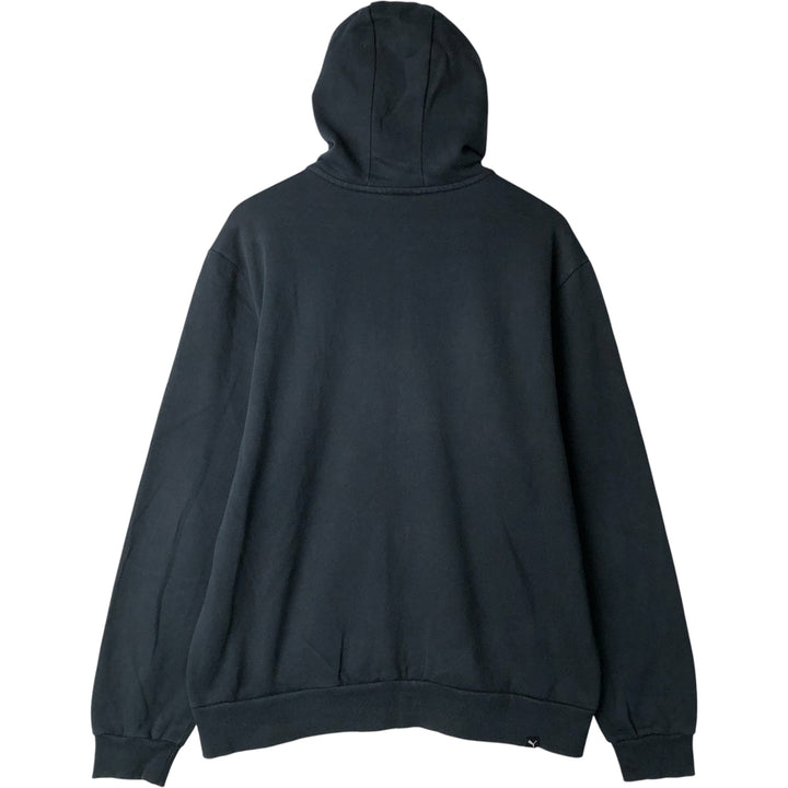 PUMA full-zip sweatshirt, men's size L unclear black type Vintage Second Hand
