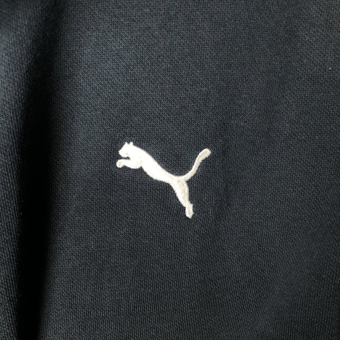 PUMA full-zip sweatshirt, men's size L unclear black type Vintage Second Hand