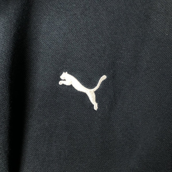 PUMA full-zip sweatshirt, men's size L unclear black type Vintage Second Hand