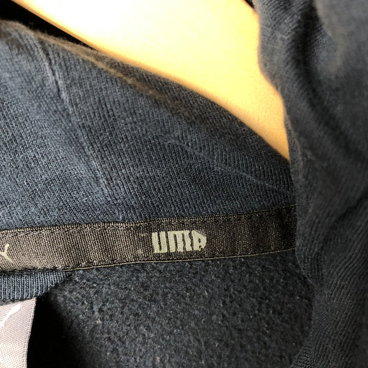 PUMA full-zip sweatshirt, men's size L unclear black type Vintage Second Hand