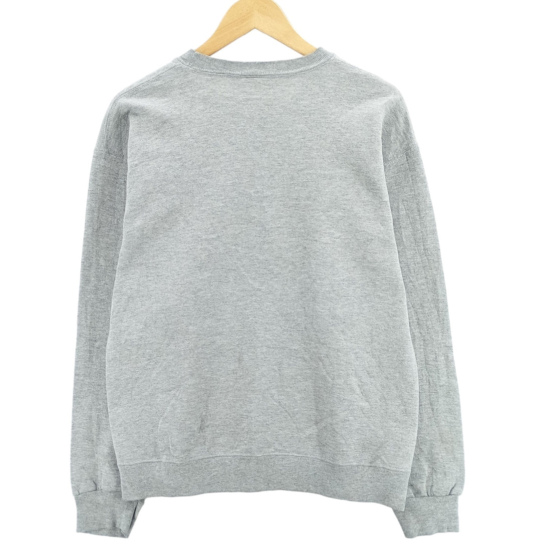 2000'S - Russell plain blank sweatshirt, men's size M unclear gray type Vintage Second Hand
