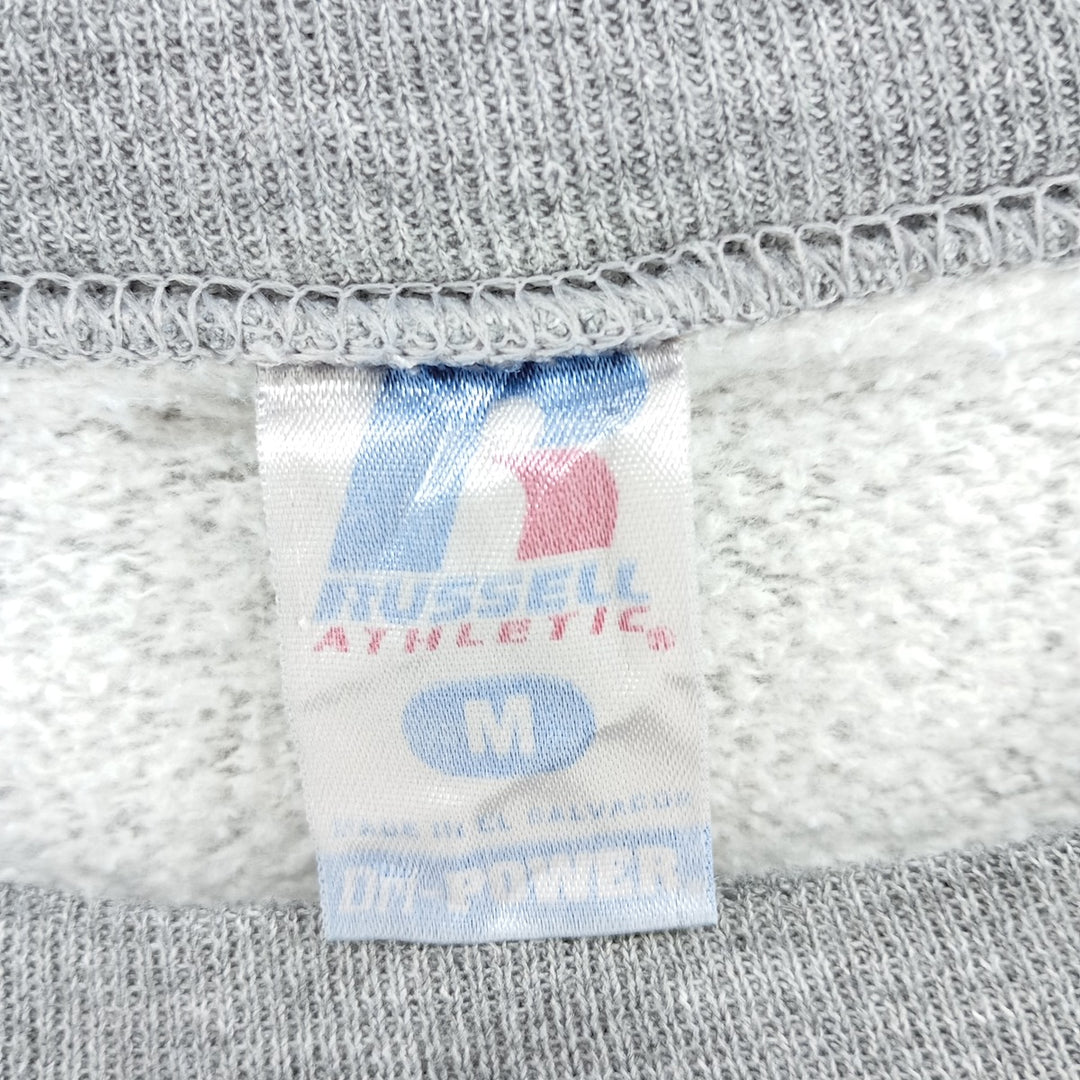 2000'S - Russell plain blank sweatshirt, men's size M unclear gray type Vintage Second Hand