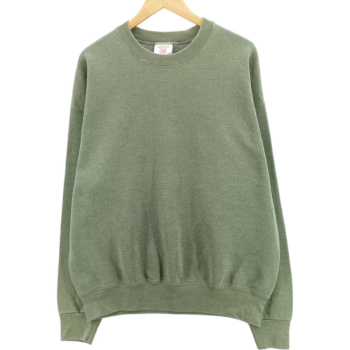 Vintage 90s-00'S MEMBER'S MARK plain blank sweatshirt, men's size XL cotton green type Vintage Second Hand