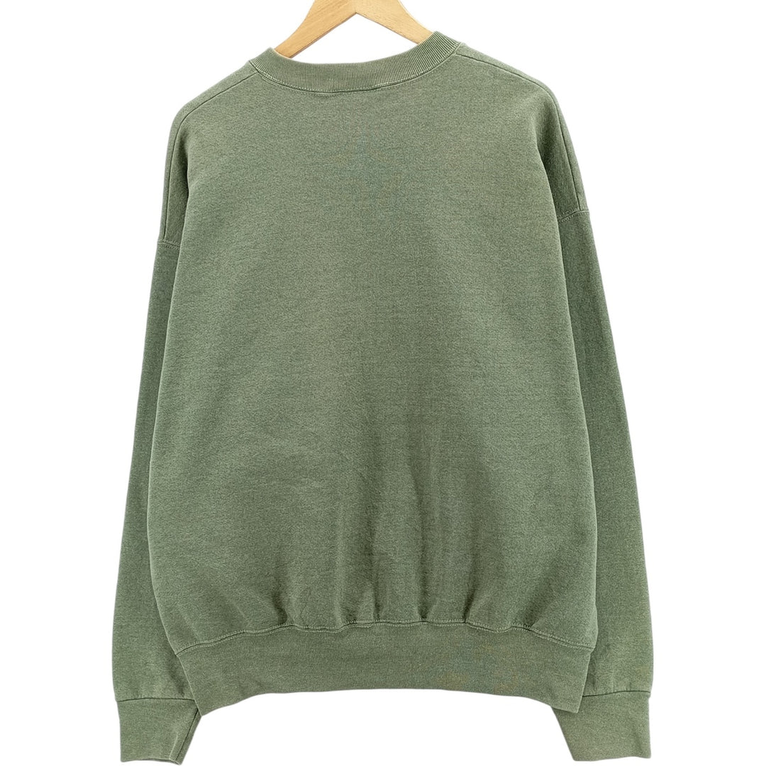 Vintage 90s-00'S MEMBER'S MARK plain blank sweatshirt, men's size XL cotton green type Vintage Second Hand