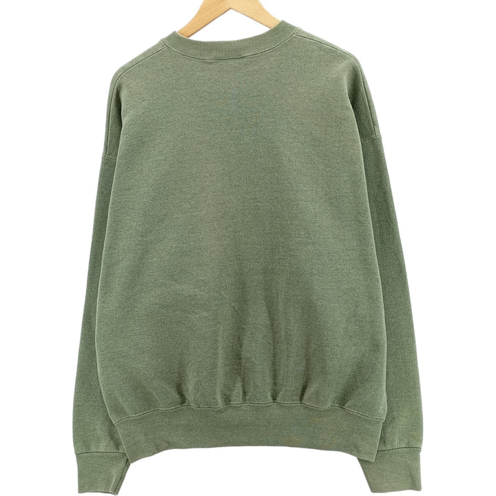 Vintage 90s-00'S MEMBER'S MARK plain blank sweatshirt, men's size XL cotton green type Vintage Second Hand
