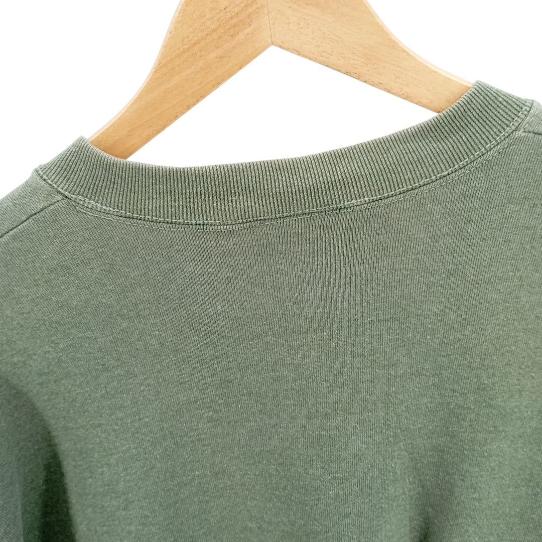 Vintage 90s-00'S MEMBER'S MARK plain blank sweatshirt, men's size XL cotton green type Vintage Second Hand