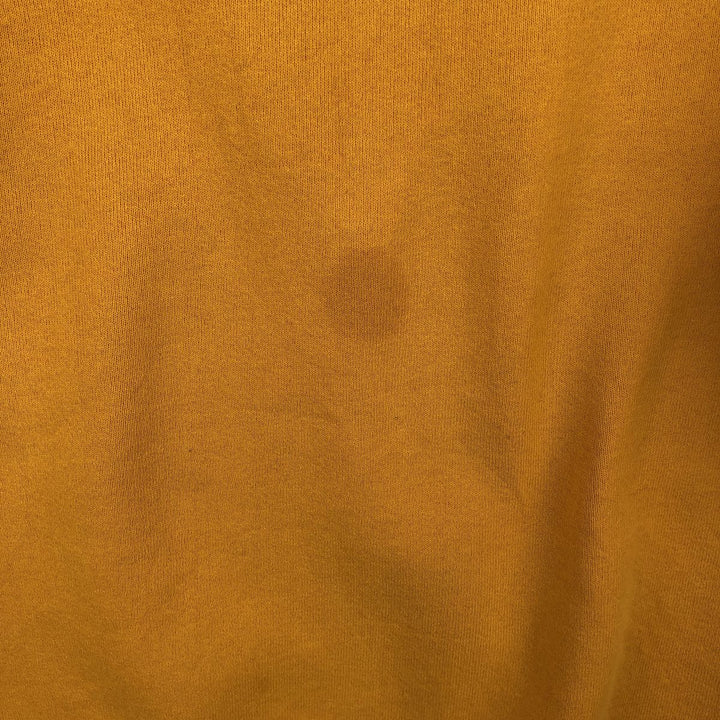 2000'S Fruit of the Loom Heavy Solid Color Blank Sweatshirt, Men's Size Medium cotton yellow type Vintage Second Hand